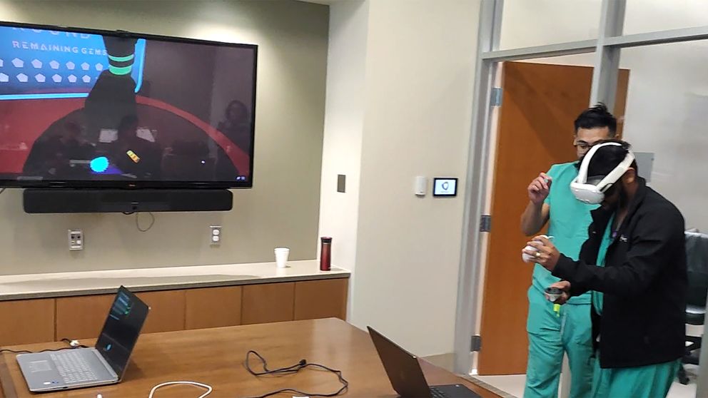 image for the event: Middle Line Procedure Surgical Training in VR